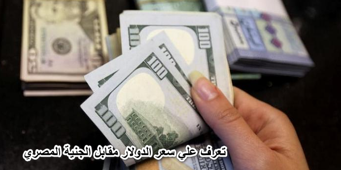 مقابل الجنيه المصري دولار ننشر أسعار